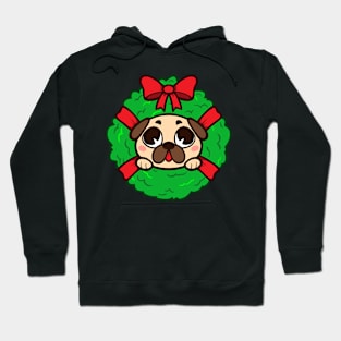 Pug Christmas Sweater Hoodie